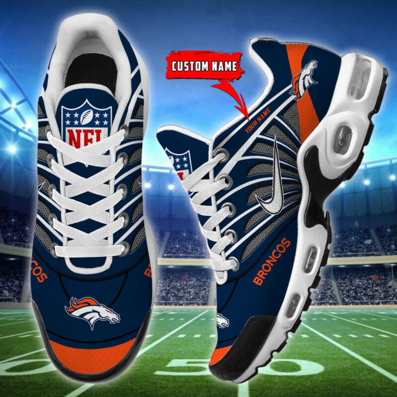 Customize Your Name with Denver Broncos Ver 39 Sport Shoes - Image 3