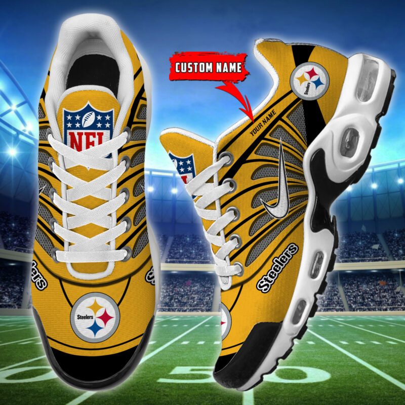 Customize Your Name with Pittsburgh Steelers Ver 39 Sport Shoes - Image 3