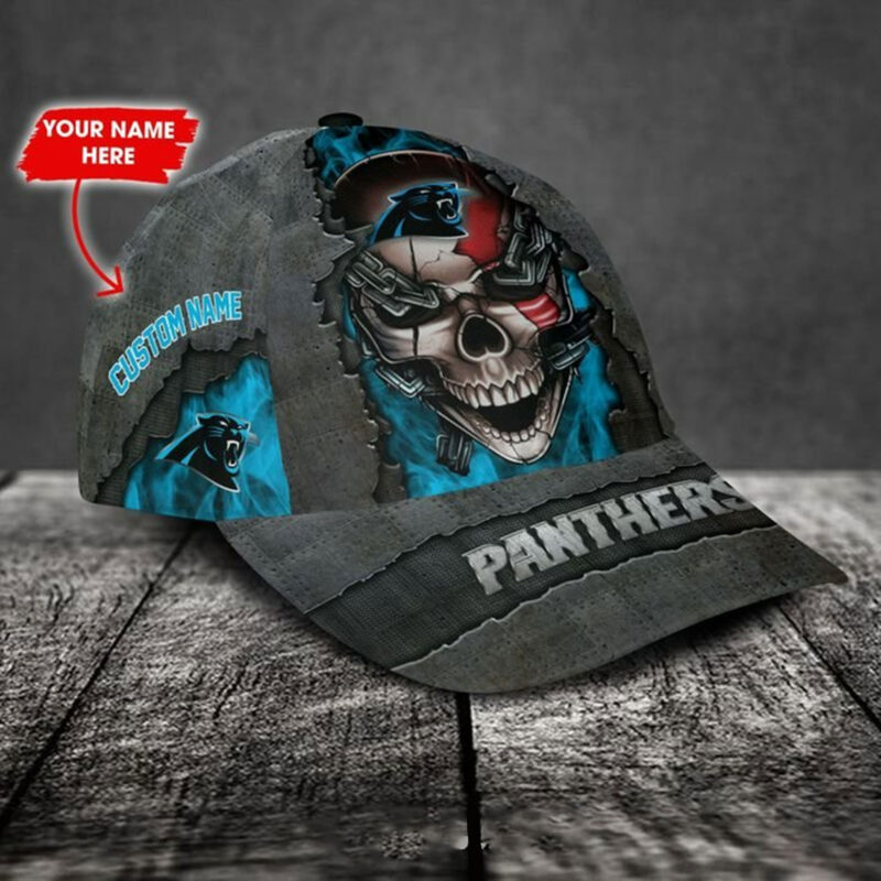 Carolina Panthers-Personalized NFL Skull Cap V3 - Image 2