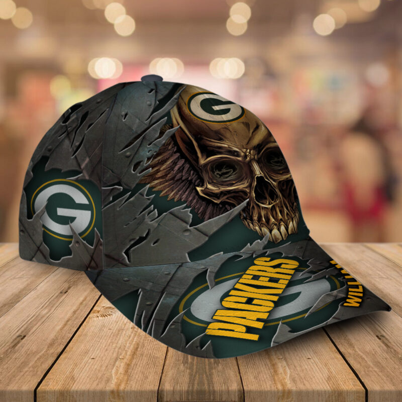 Green Bay Packers-Personalized NFL Skull Cap V2-SPCAPA0109012 - Image 2