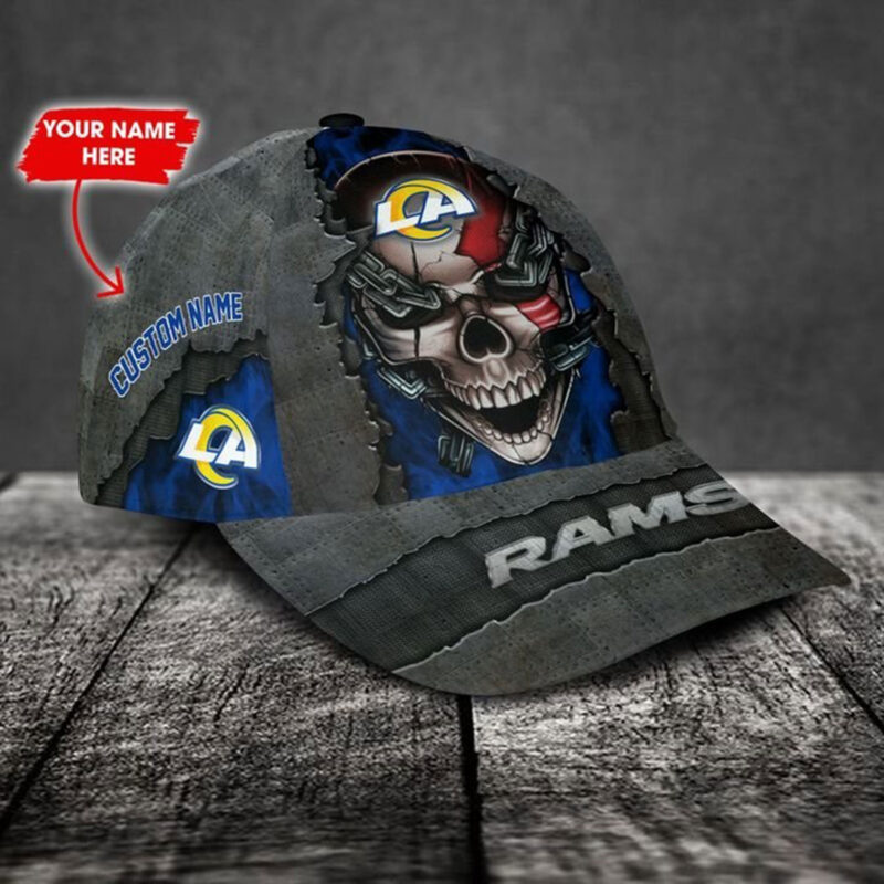 Los Angeles Rams-Personalized NFL Skull Cap V3 - Image 2