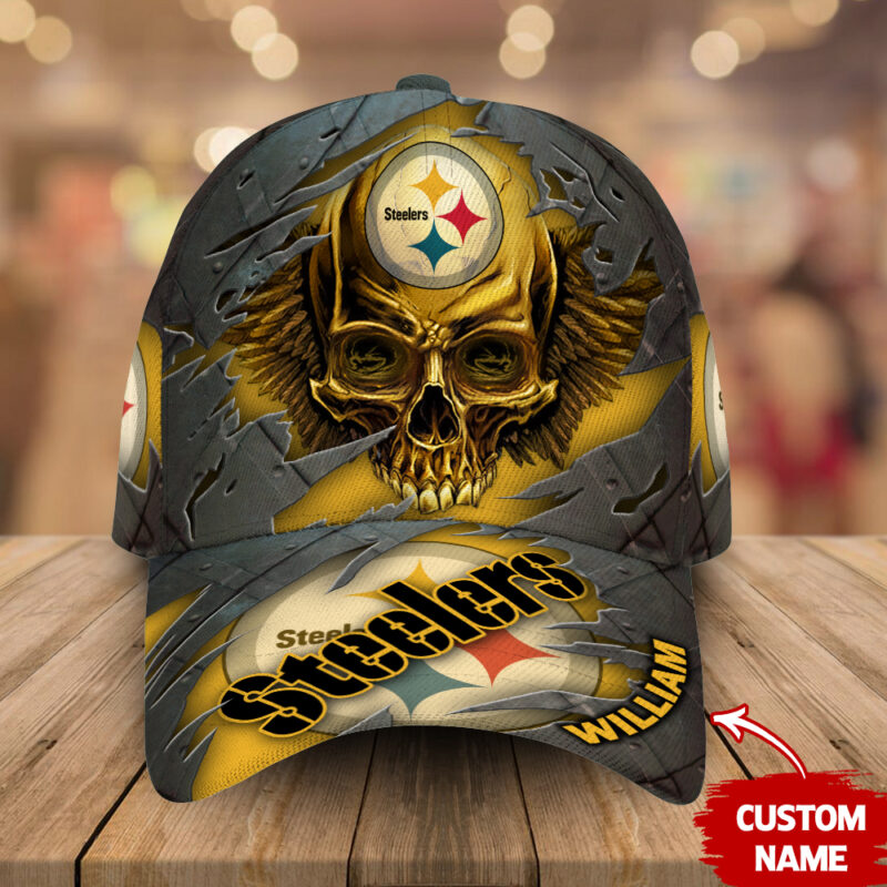 Pittsburgh Steelers-Personalized NFL Skull Cap V2-SPCAPA0109027 - Image 2