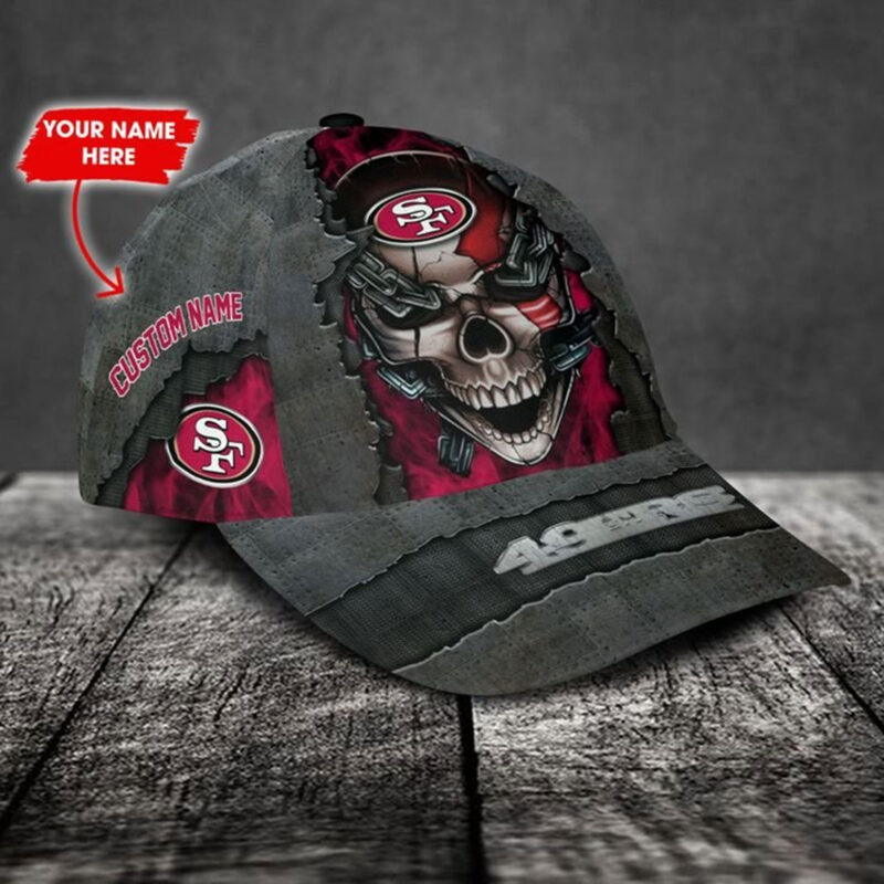 San Francisco 49ers-Personalized NFL Skull Cap V3 - Image 2