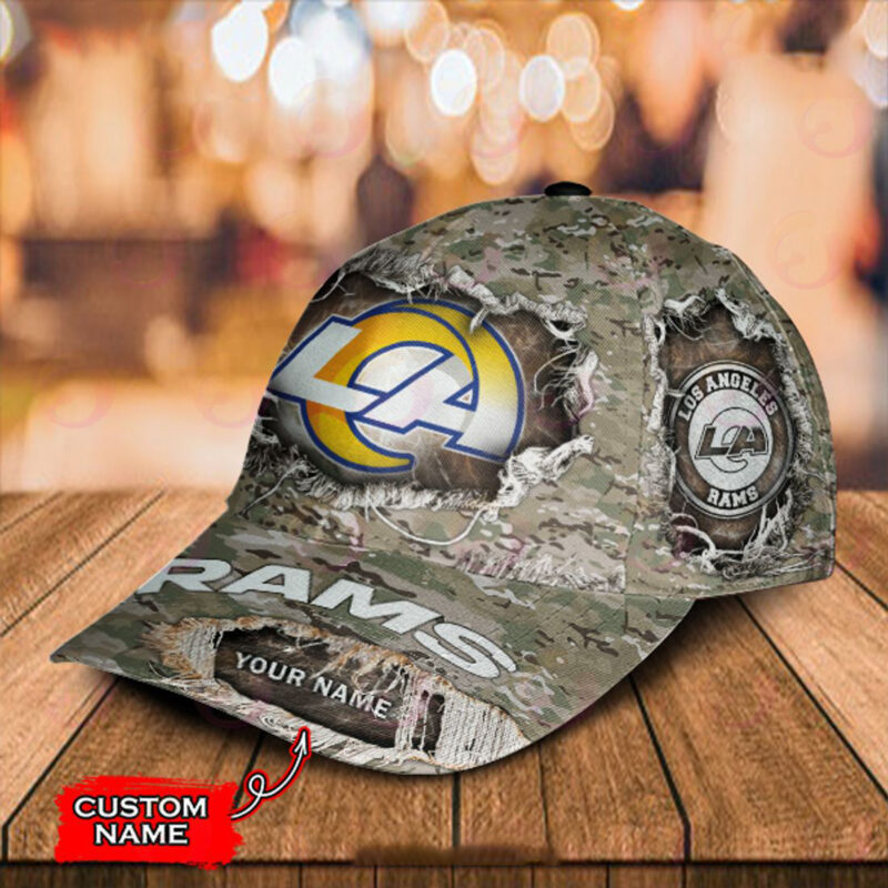 Los Angeles Rams-Personalized NFL Classic Cap - Image 2